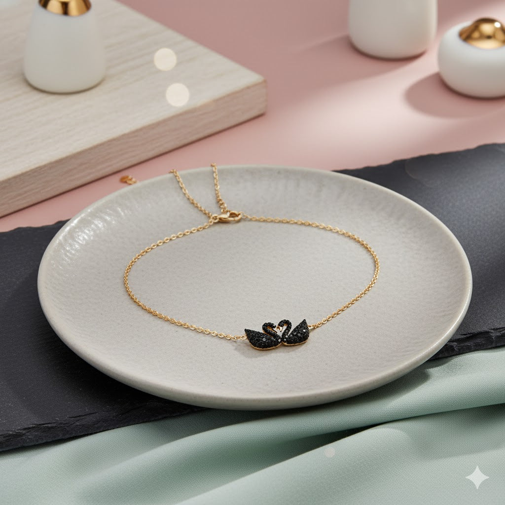 Zircon Bow Knot Pendant Necklace for Women – Elegant Bow Tie Fashion Jewellery