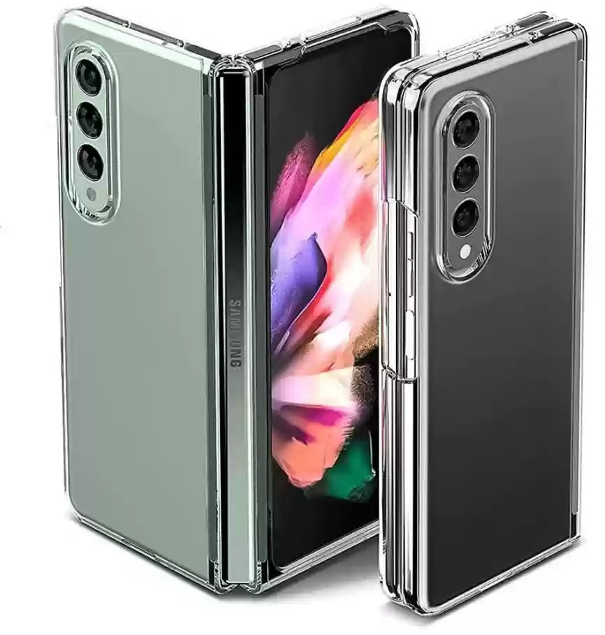Transparent Hard PC Protective Case for Samsung Galaxy Z Fold 3 / Fold 4 / Fold 5 / Fold 6 / Fold 7 / Fold 8 / Fold 8 Ultra – Clear Shockproof Protective Phone Cover