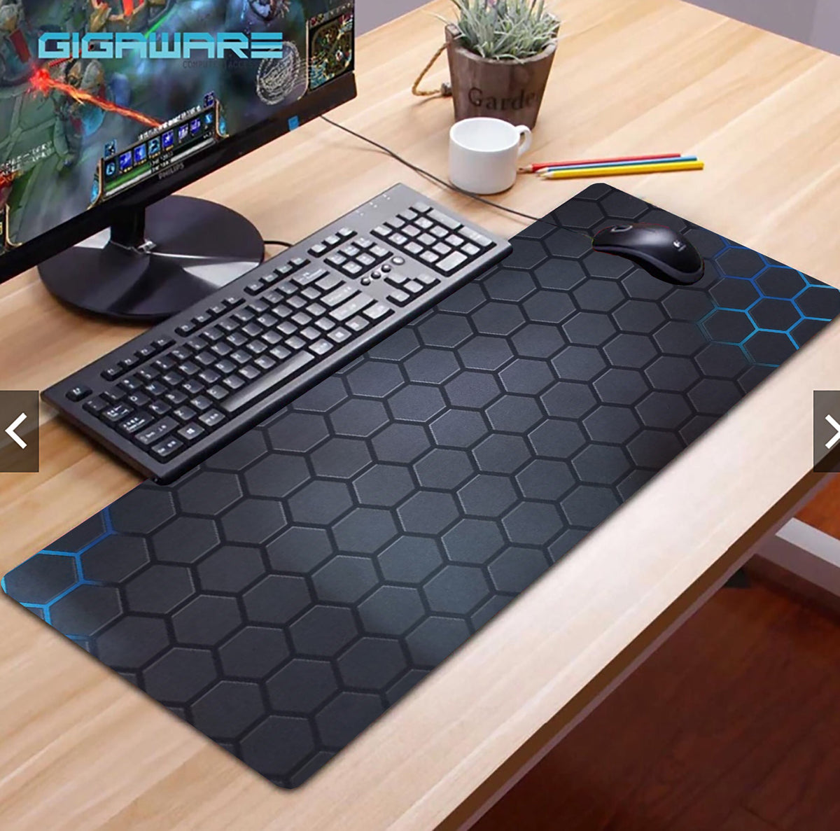 XL Large Gaming Mouse Pad – Waterproof Anti-Slip Desk Mat for PC & Laptop