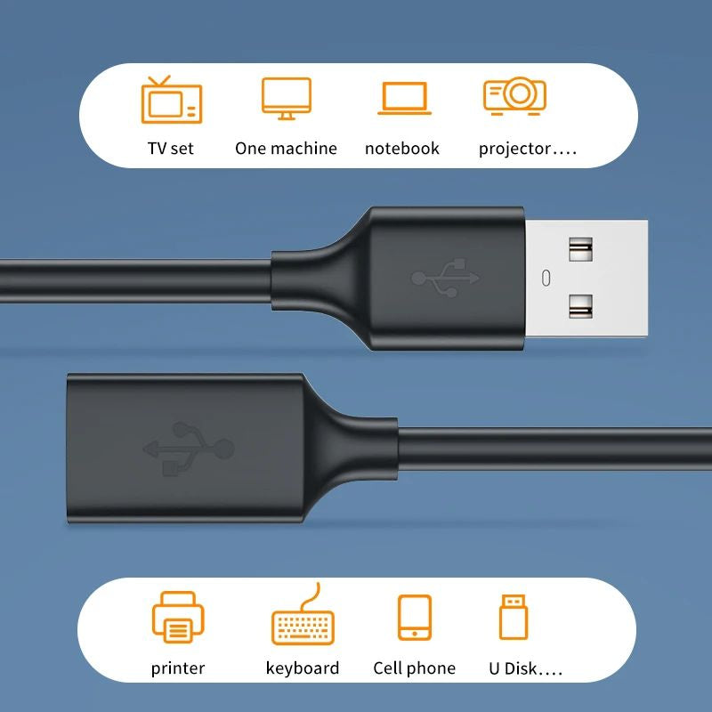 USB 3.0 Extension Cable 1.5M ⚡ | High-Speed Data & Charging