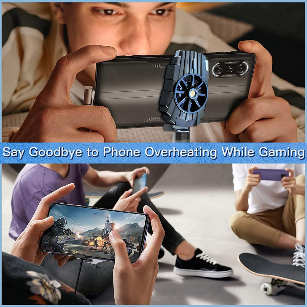 Universal Mobile Phone Gaming Cooler – Fast Cooling Fan for PUBG & Free Fire