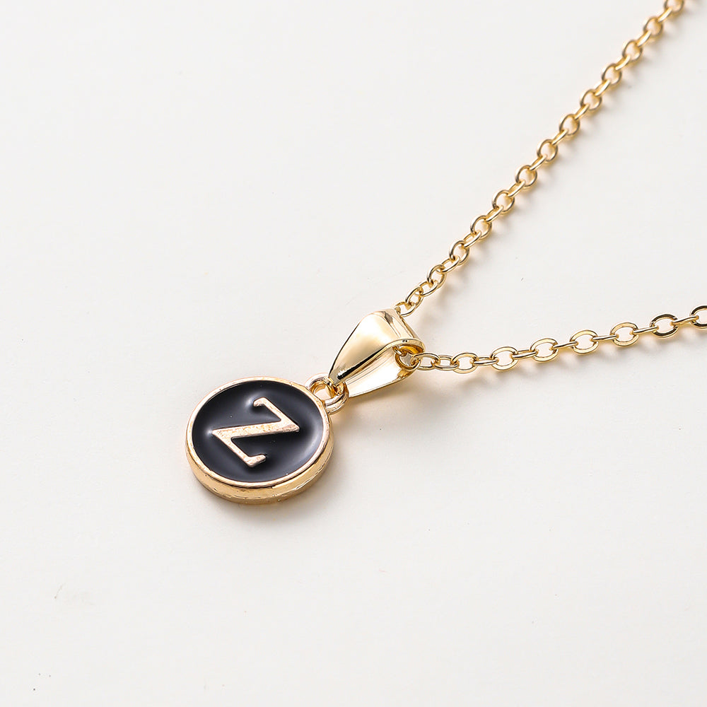 A to Z Alphabet Necklace for Men & Women | Initial Pendant Name Jewelry Gift