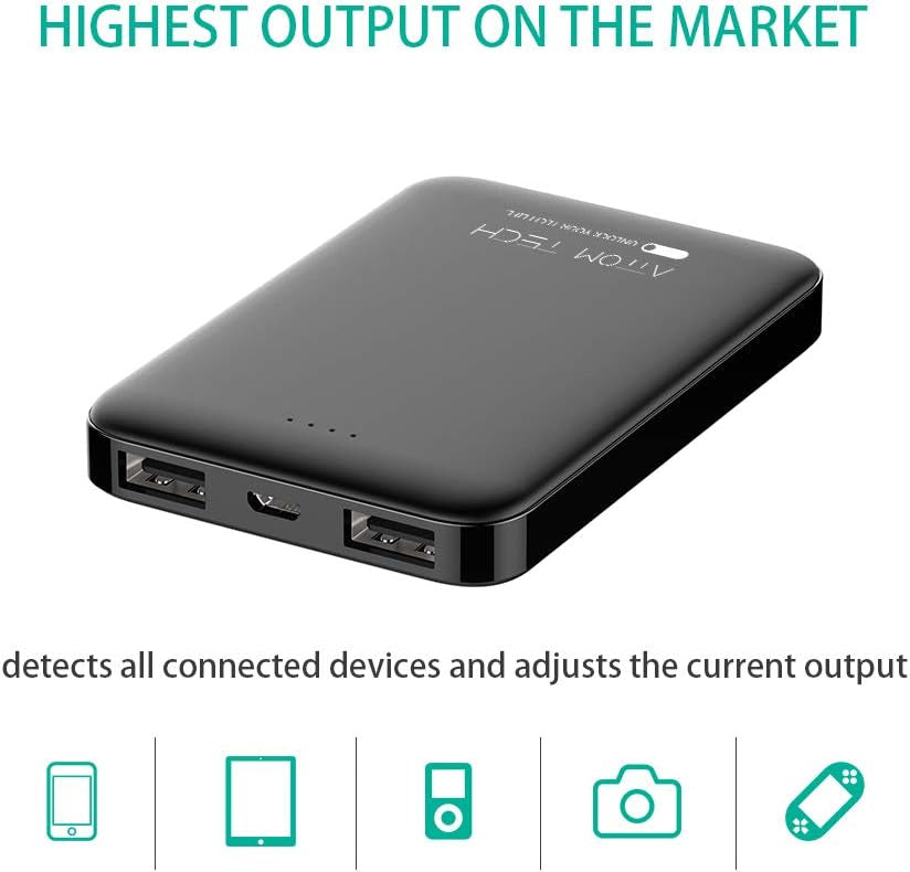 Pocket size power bank 5000 MAH for all mobile phones