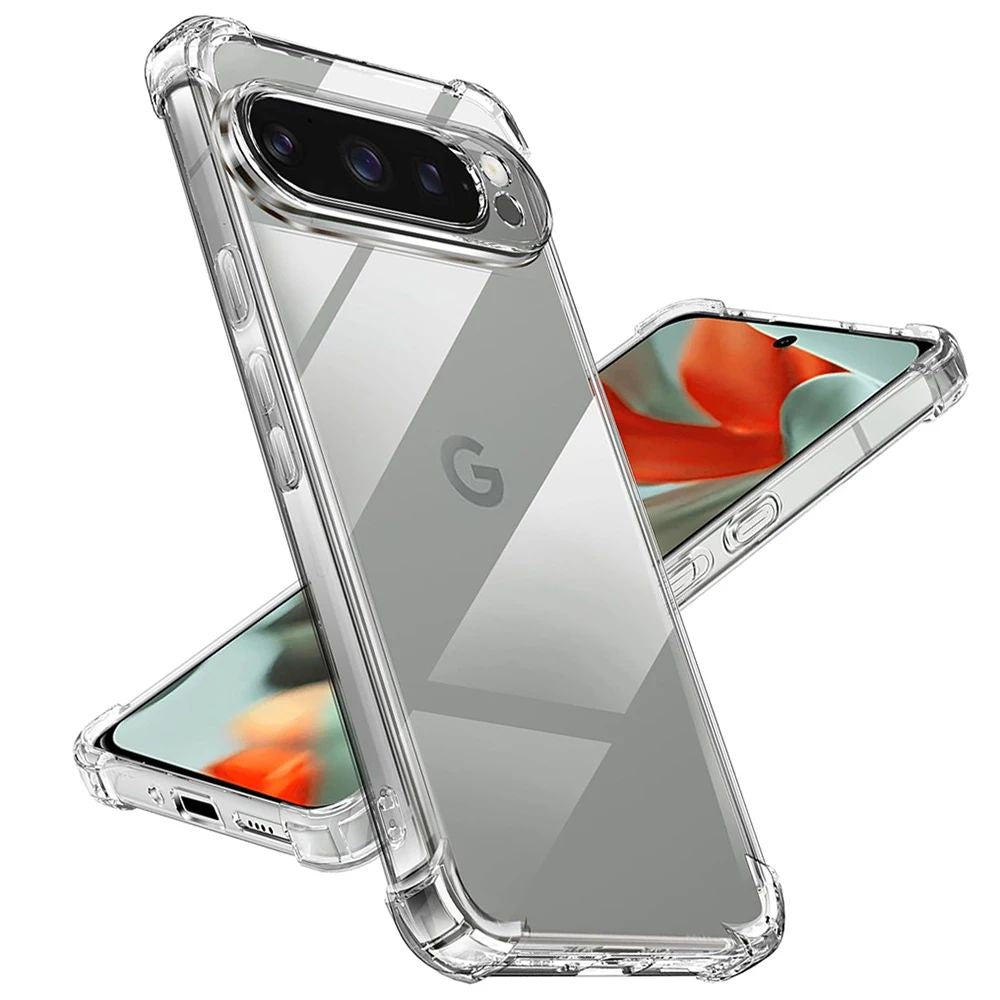 Transparent Clear Case for Google Pixel 6 6A 6 Pro 7 7A 7 Pro 8 8A 8 Pro 9 9 Pro 9 Pro XL