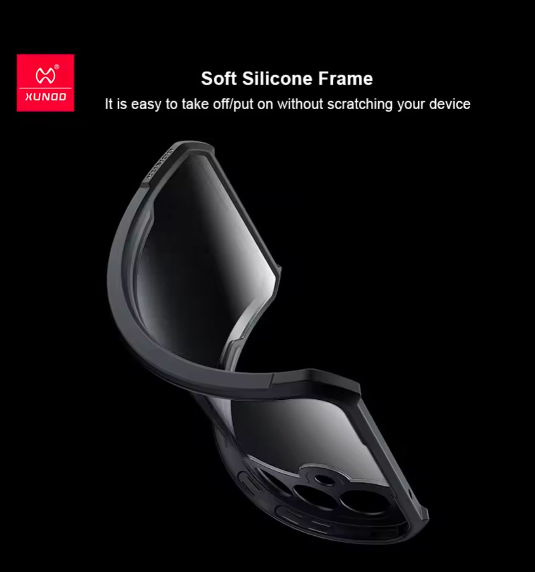 Samsung Galaxy A17 Crystal Clear Case – Xundd Slim Anti-Scratch TPU Shockproof Protective Phone Cover