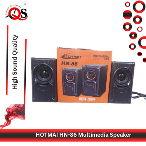 FT-165 Multimedia Computer Speakers with Heavy Bass & Subwoofer | USB Powered 3.5mm Speakers for PC, Laptop & Desktop