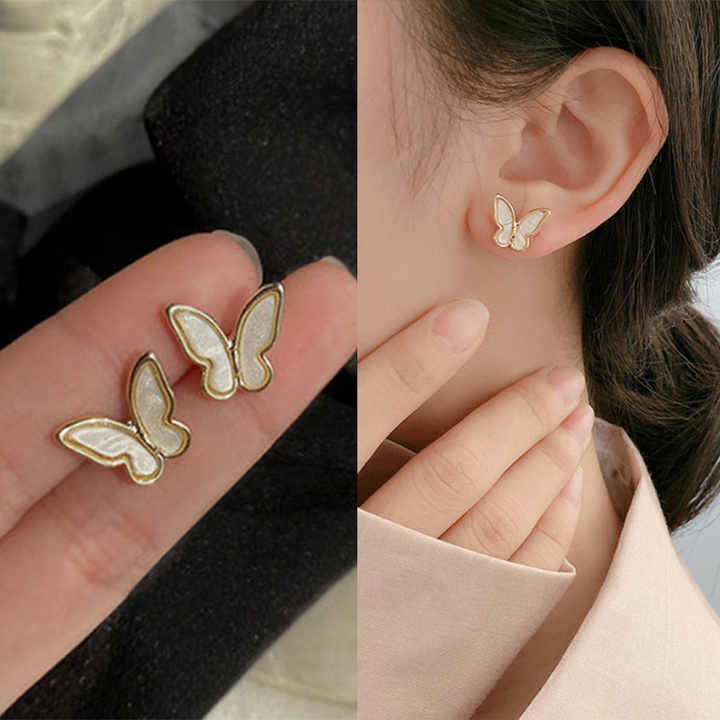 Korean-Style Gold Earrings for Girls & Women – Trendy Fashion Jewellery