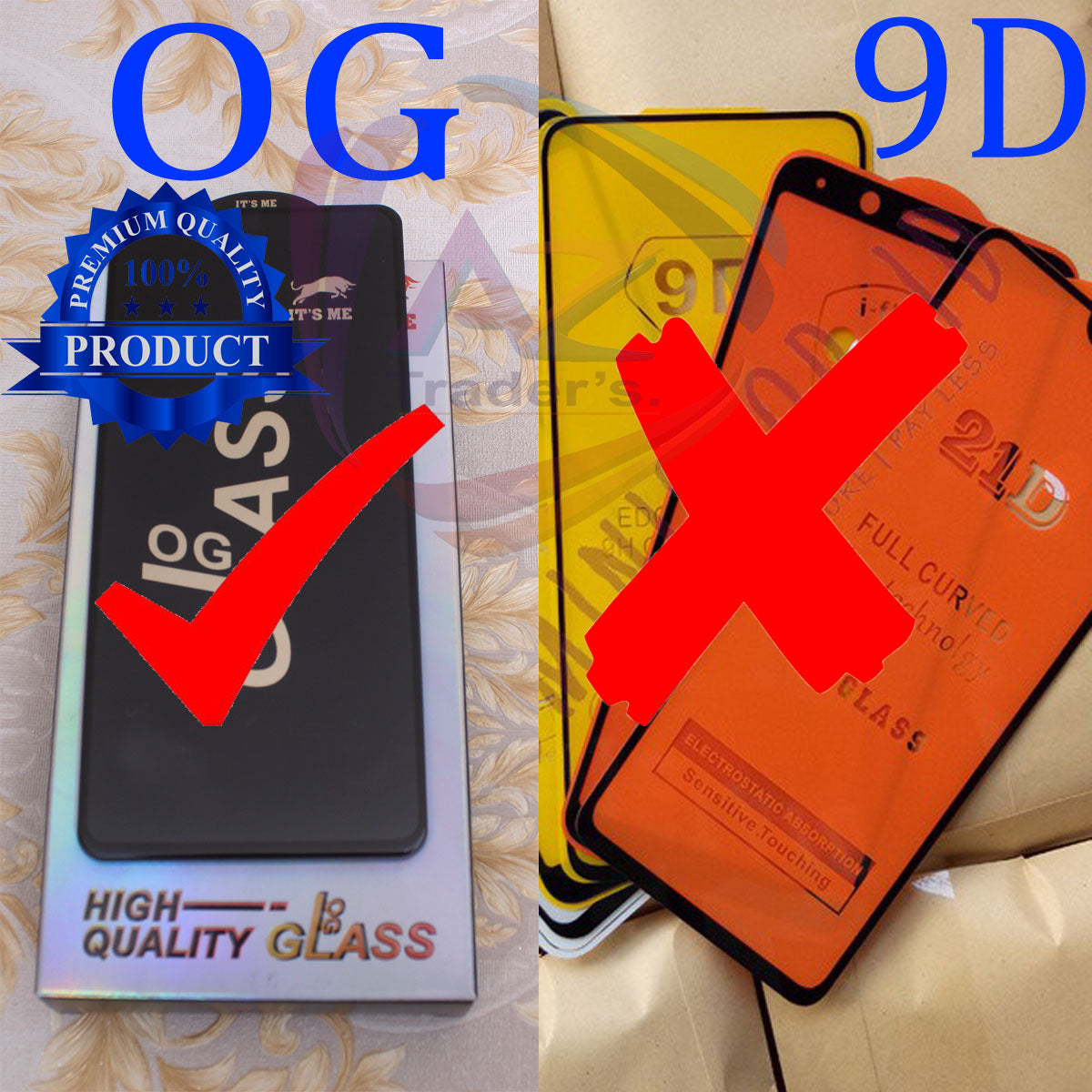 Gorilla Glass Screen Protector for Samsung Galaxy A54 5G – Full Edge-to-Edge Tempered Glass Screen Guard
