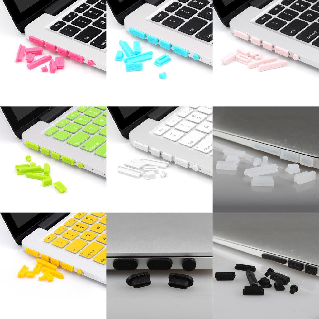 16Pcs Colorful Silicone Anti-Dust Plugs for Laptop & Computer Ports | USB Dust Proof Covers & Protective Port Stoppers