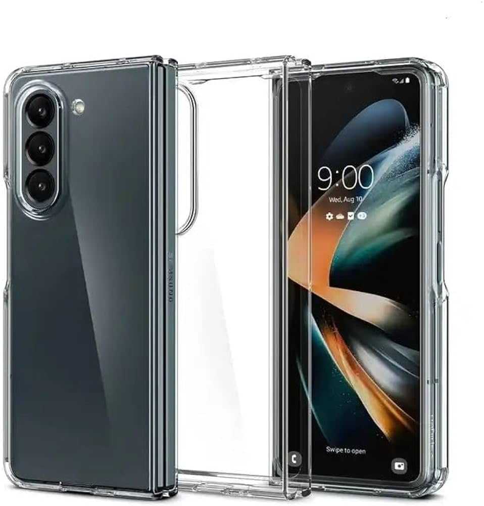 Transparent Hard PC Protective Case for Samsung Galaxy Z Fold 3 / Fold 4 / Fold 5 / Fold 6 / Fold 7 / Fold 8 / Fold 8 Ultra – Clear Shockproof Protective Phone Cover
