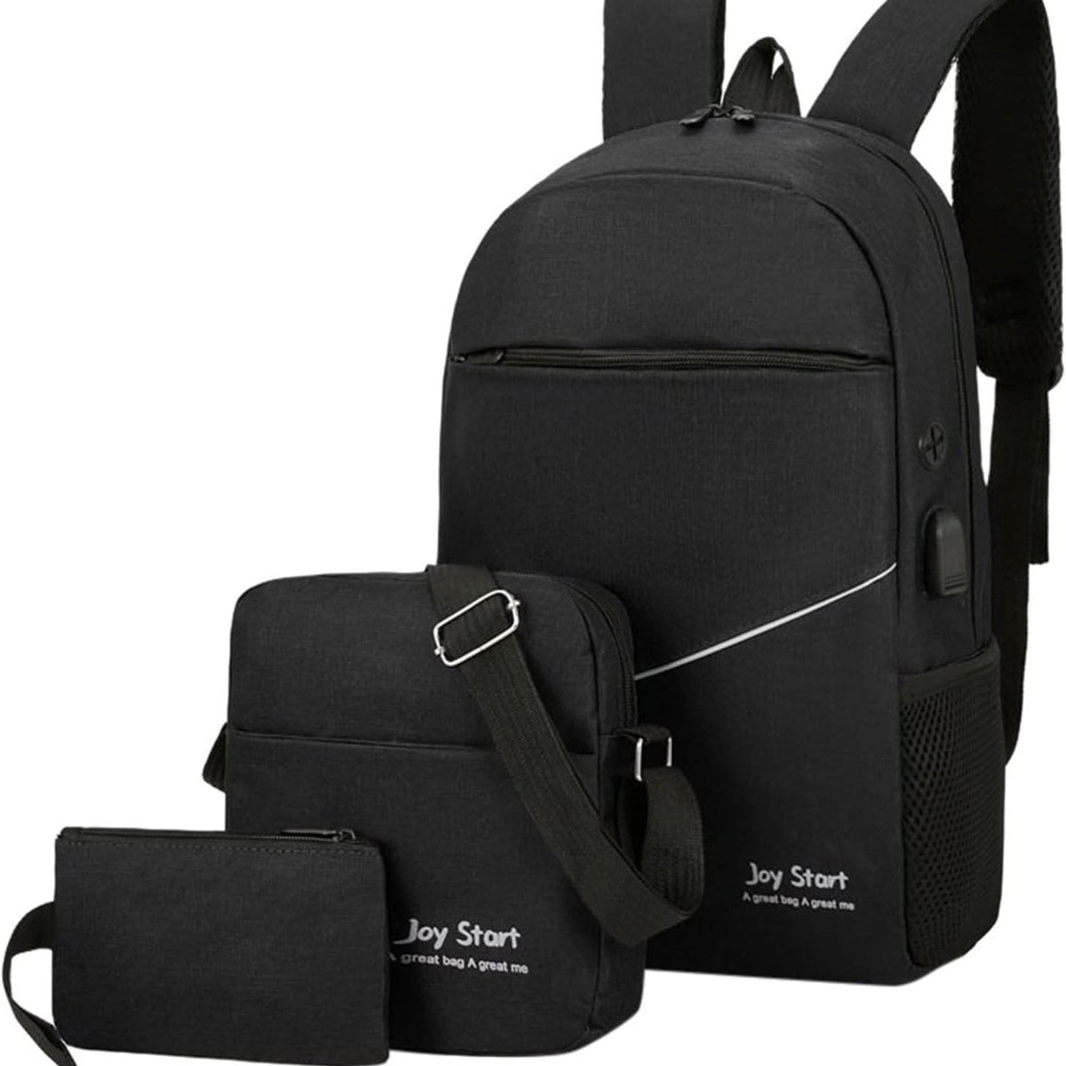 Waterproof Laptop Backpack with USB Charging Port – Stylish Travel & Office Bag