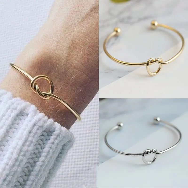 Double Heart Adjustable Bracelet for Girls & Women – Elegant Golden Color Fashion Jewelry