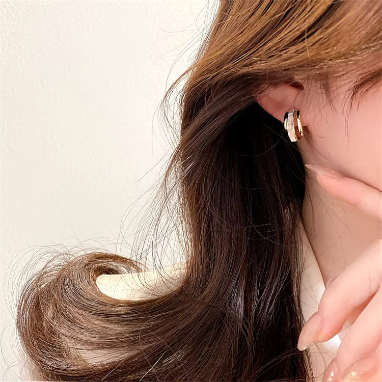 Korean-Style Gold Earrings for Girls & Women – Trendy Fashion Jewellery