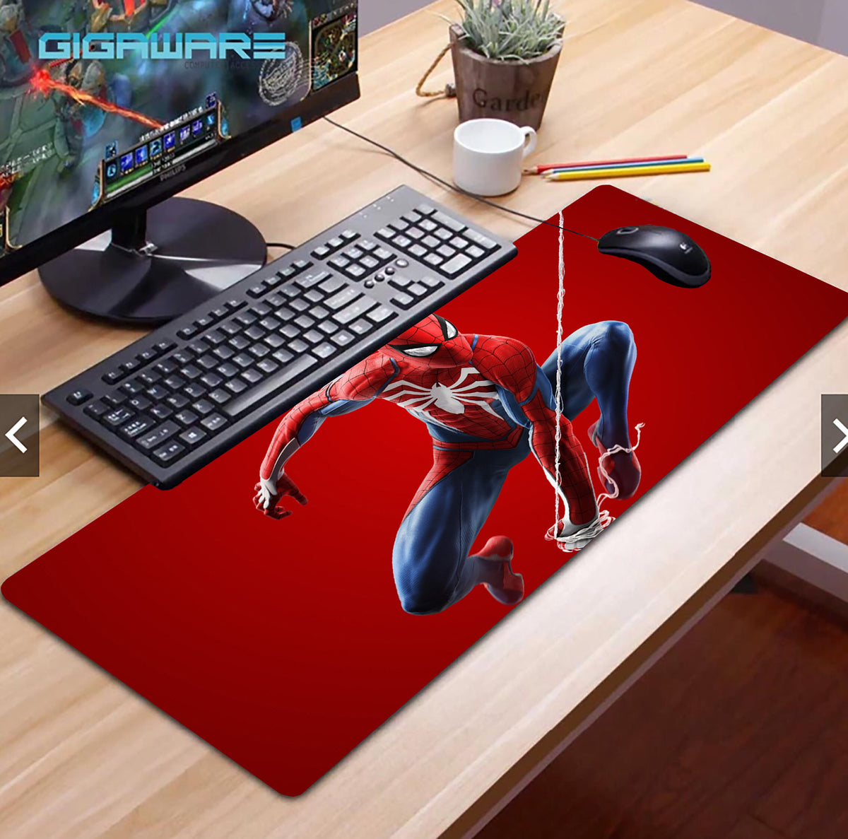 XL Large Gaming Mouse Pad – Waterproof Anti-Slip Desk Mat for PC & Laptop