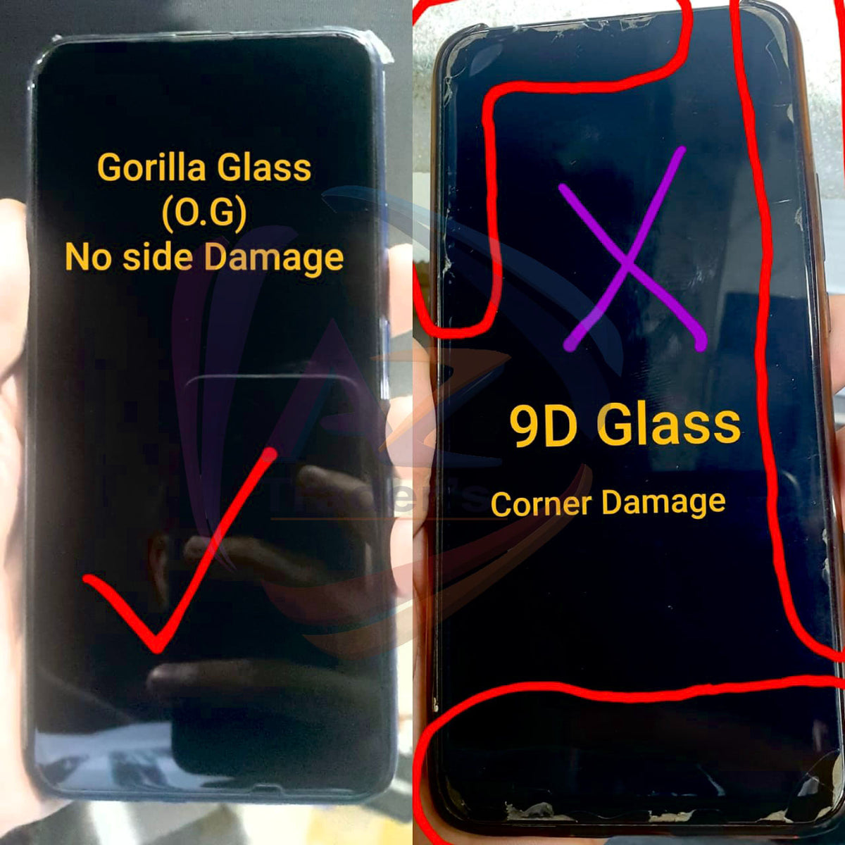 Gorilla Glass Screen Protector for Samsung Galaxy A54 5G – Full Edge-to-Edge Tempered Glass Screen Guard