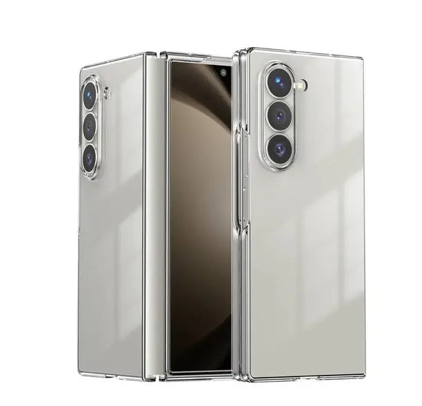 Transparent Hard PC Protective Case for Samsung Galaxy Z Fold 3 / Fold 4 / Fold 5 / Fold 6 / Fold 7 / Fold 8 / Fold 8 Ultra – Clear Shockproof Protective Phone Cover