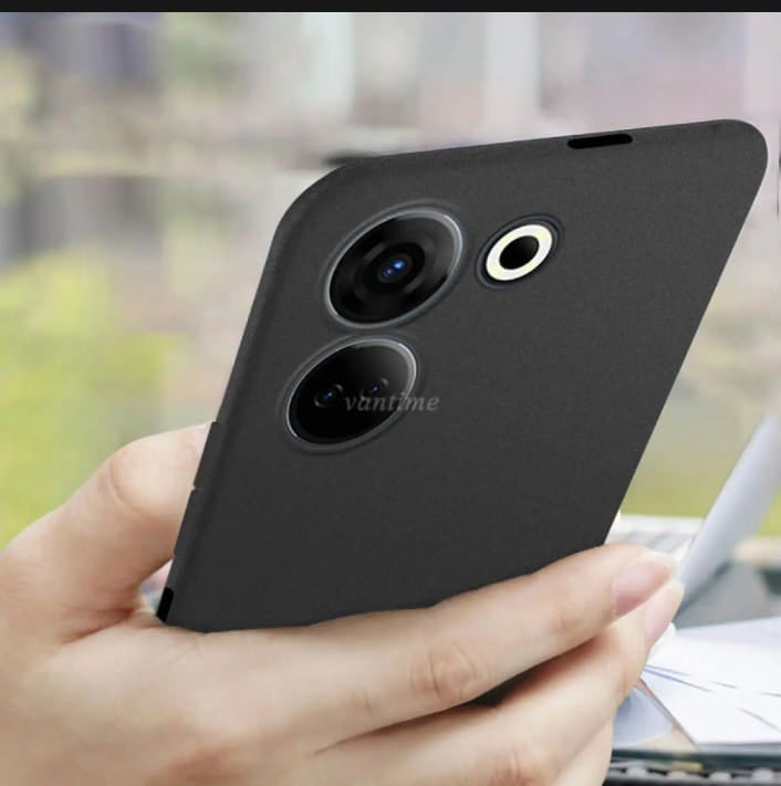 Tecno Camon 20 & Camon 20 Pro Soft Sandstone Matte Case – Slim Protective Back Cover