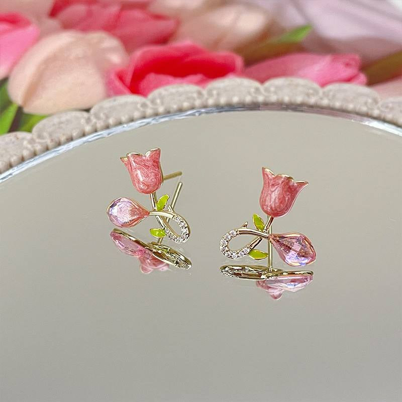 Korean-Style Gold Earrings for Girls & Women – Trendy Fashion Jewellery