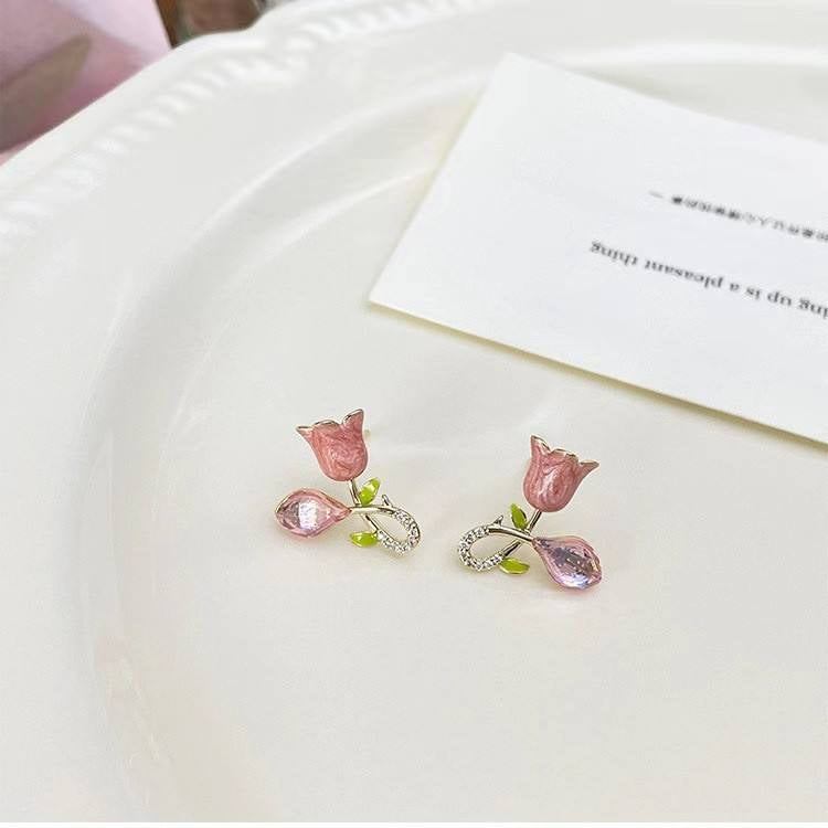 Korean-Style Gold Earrings for Girls & Women – Trendy Fashion Jewellery