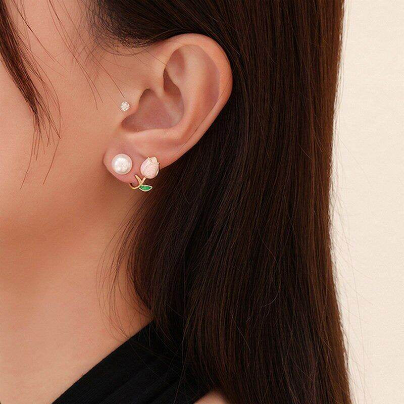 Korean-Style Gold Earrings for Girls & Women – Trendy Fashion Jewellery
