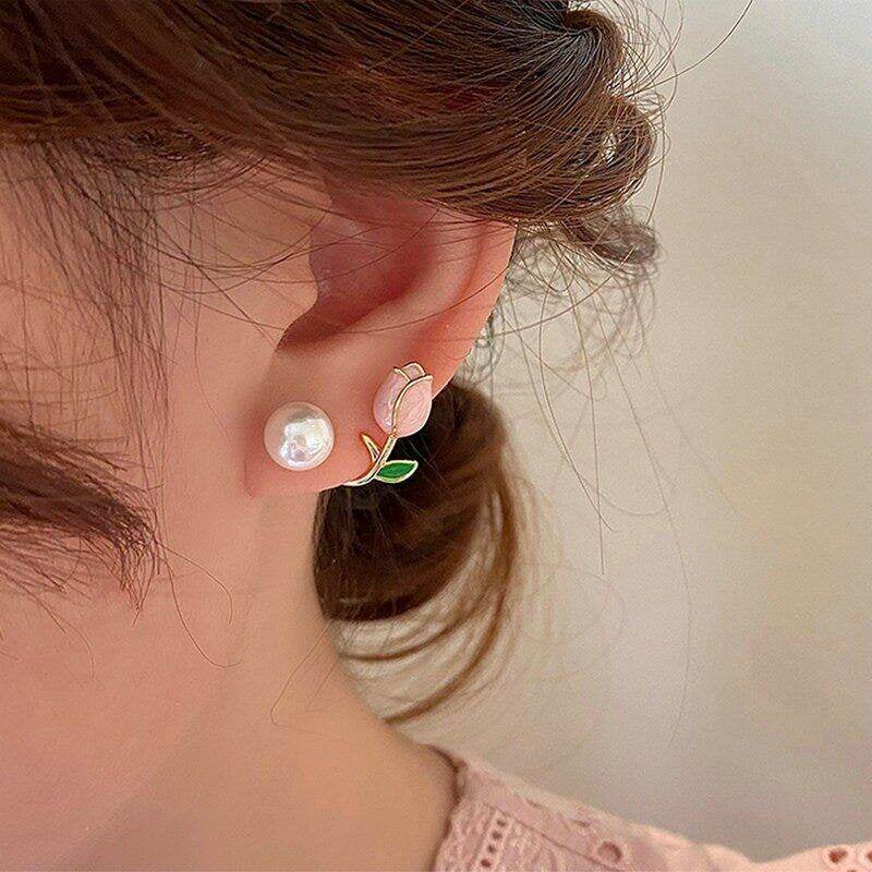 Korean-Style Gold Earrings for Girls & Women – Trendy Fashion Jewellery