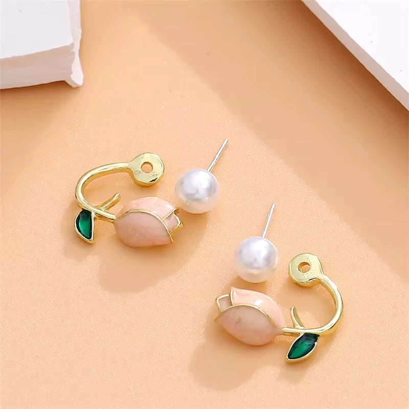 Korean-Style Gold Earrings for Girls & Women – Trendy Fashion Jewellery