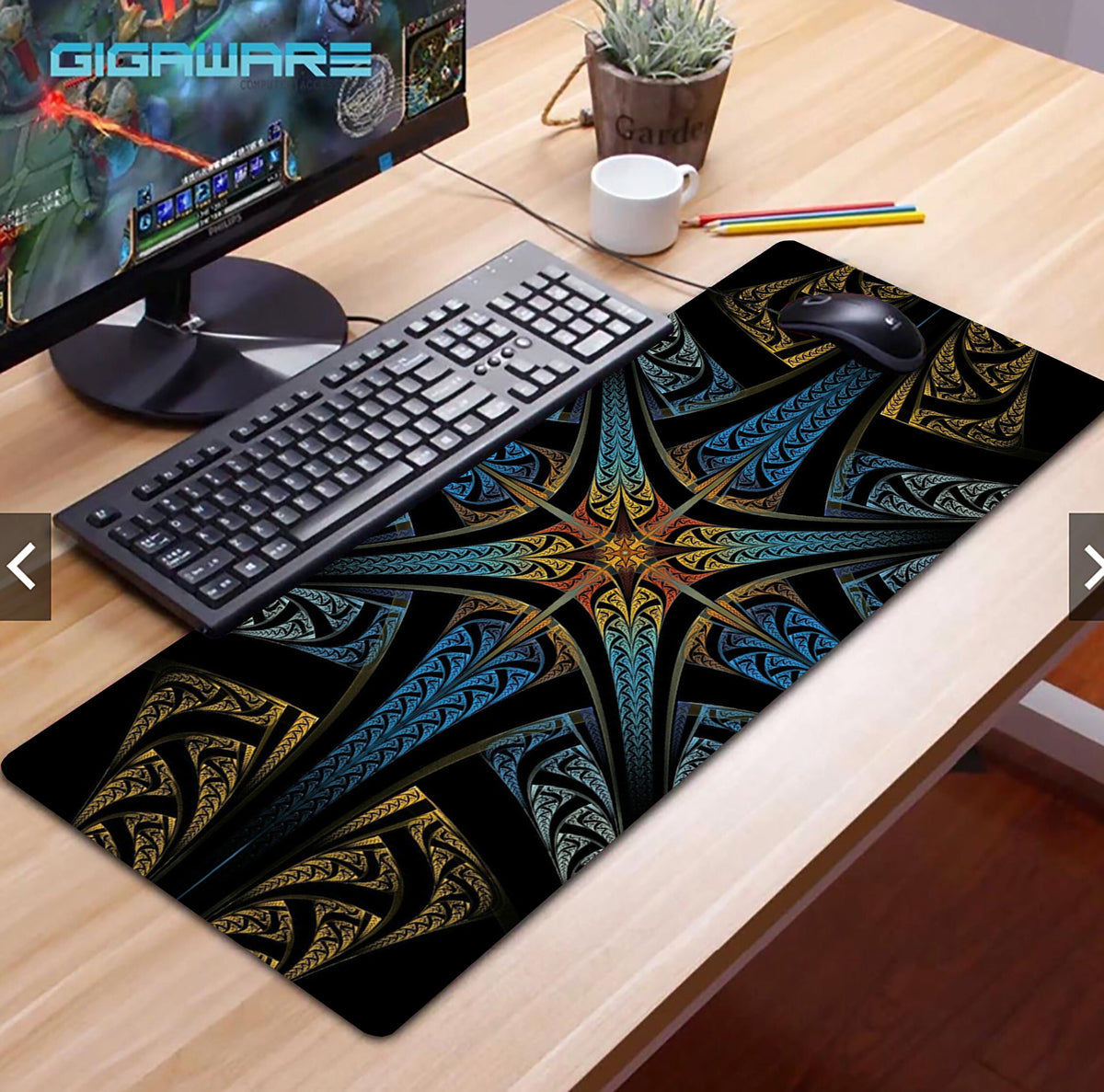 XL Large Gaming Mouse Pad – Waterproof Anti-Slip Desk Mat for PC & Laptop