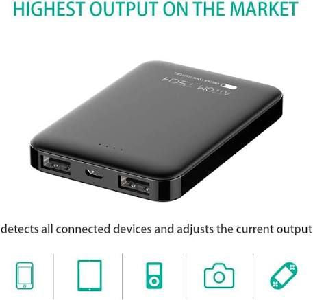 Pocket size power bank 5000 MAH for all mobile phones