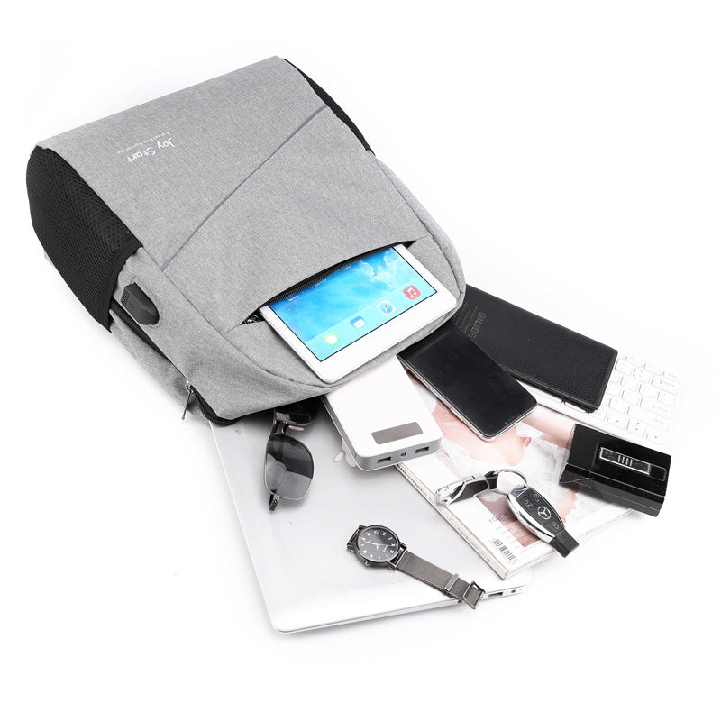 Waterproof Laptop Backpack with USB Charging Port – Stylish Travel & Office Bag