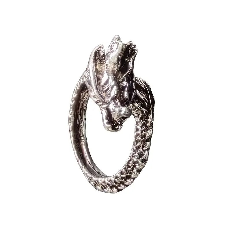 Elegant Dragon Design Alloy Ring for Men & Women – Unisex Fashion Statement Ring