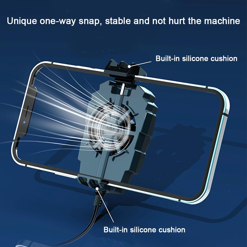 Universal Mobile Phone Gaming Cooler – Fast Cooling Fan for PUBG & Free Fire