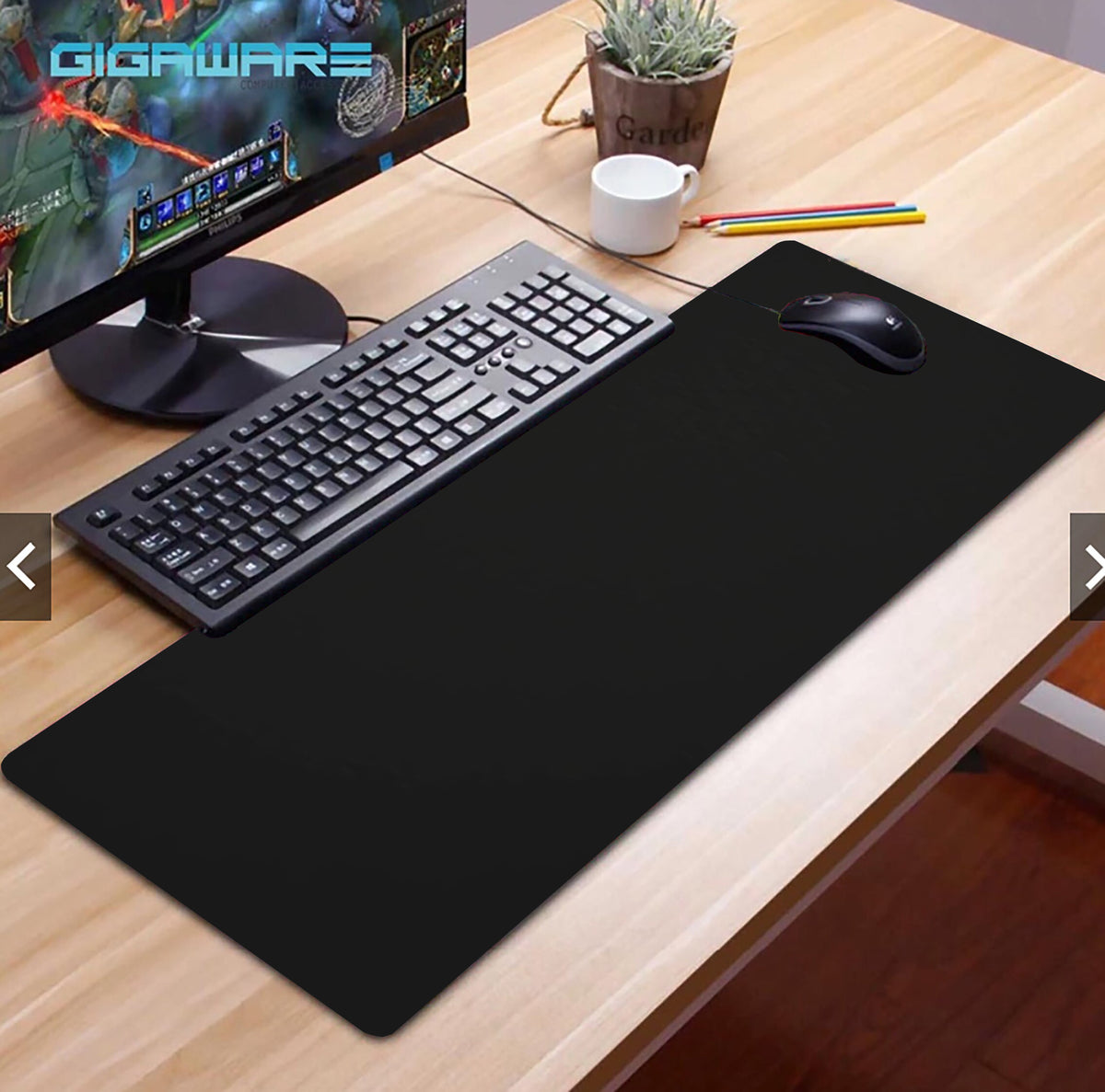 XL Large Gaming Mouse Pad – Waterproof Anti-Slip Desk Mat for PC & Laptop