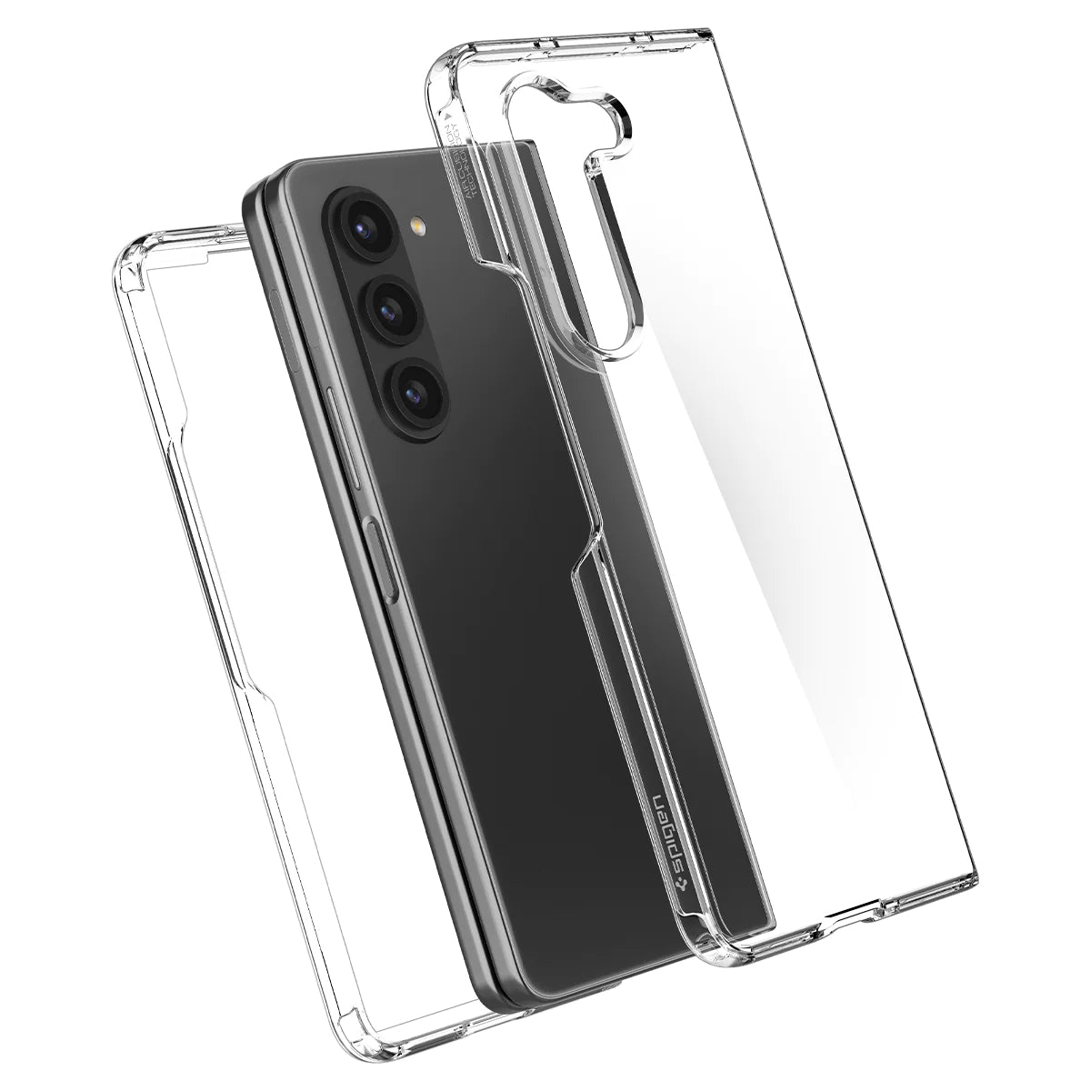 Transparent Hard PC Protective Case for Samsung Galaxy Z Fold 3 / Fold 4 / Fold 5 / Fold 6 / Fold 7 / Fold 8 / Fold 8 Ultra – Clear Shockproof Protective Phone Cover