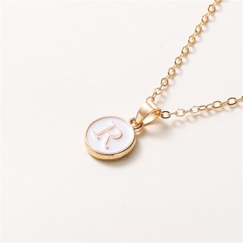 A to Z Alphabet Necklace for Men & Women | Initial Pendant Name Jewelry Gift