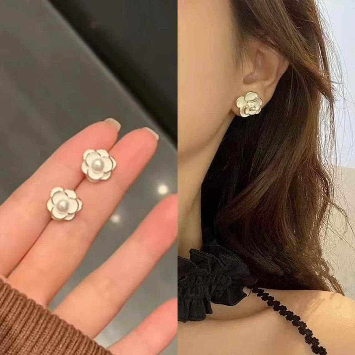 Korean-Style Gold Earrings for Girls & Women – Trendy Fashion Jewellery