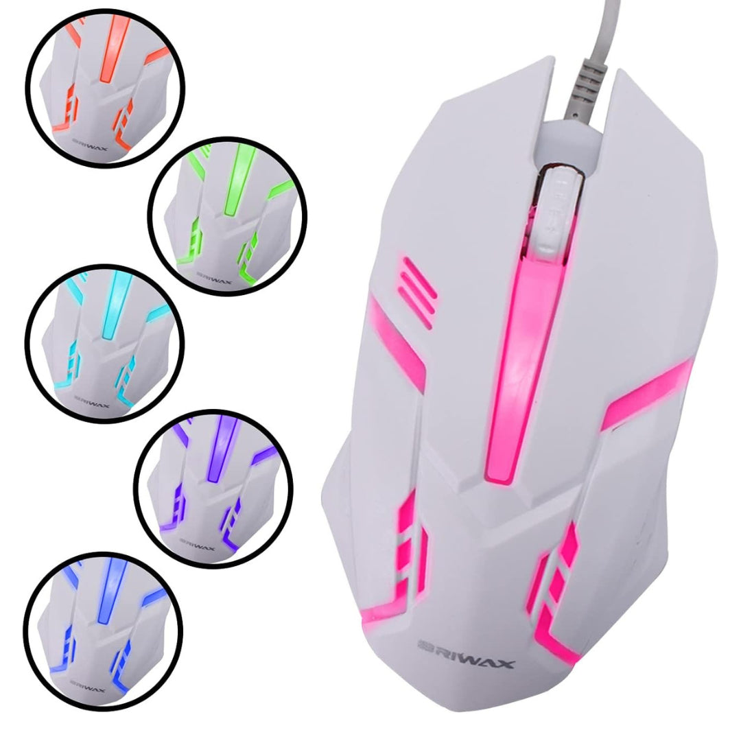 Panorama 3-in-1 RGB Gaming Combo | Backlit Keyboard, Gaming Mouse & Mouse Pad | 104-Key Wired Keyboard Set for PC & Laptop