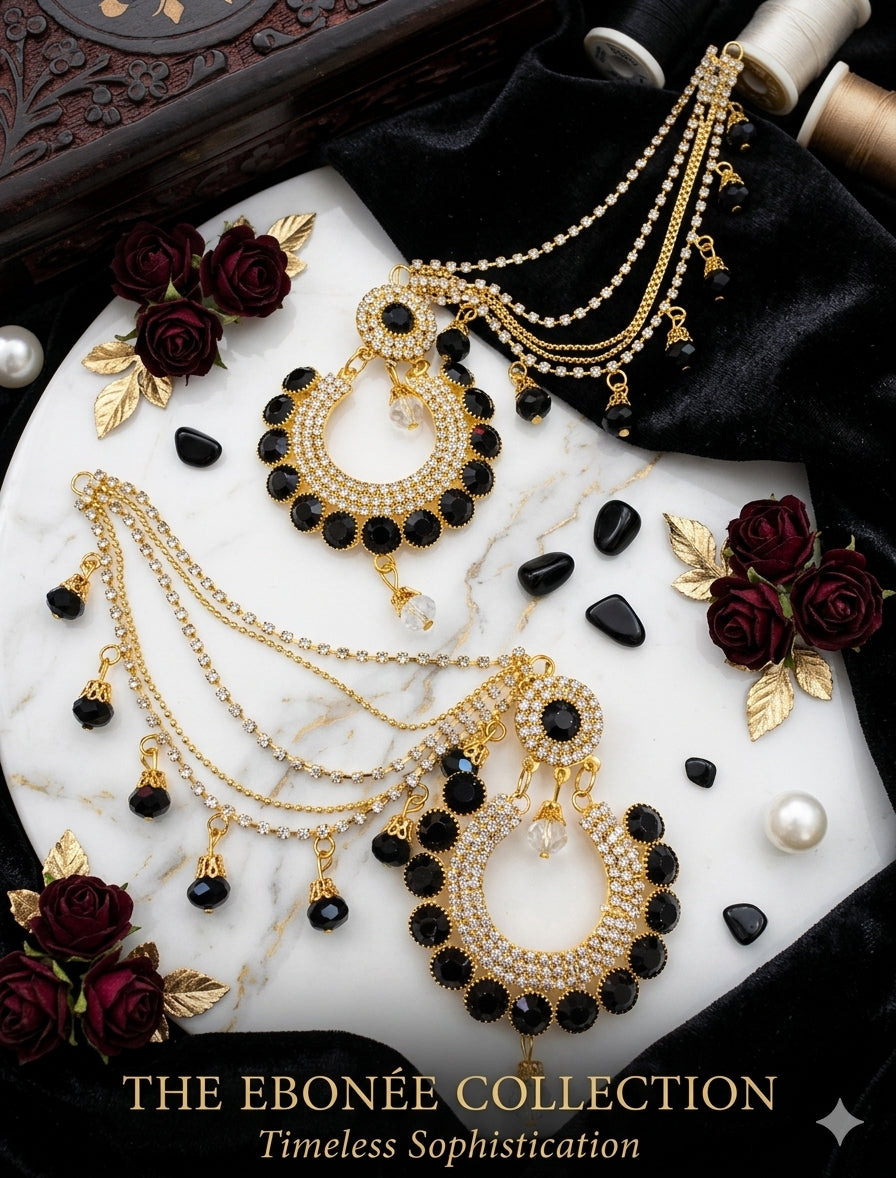 Jewellery Collection For beautyfull girls Ear Rings With Sahara Bahubali Jhumki long lasting polish with white Pearl7