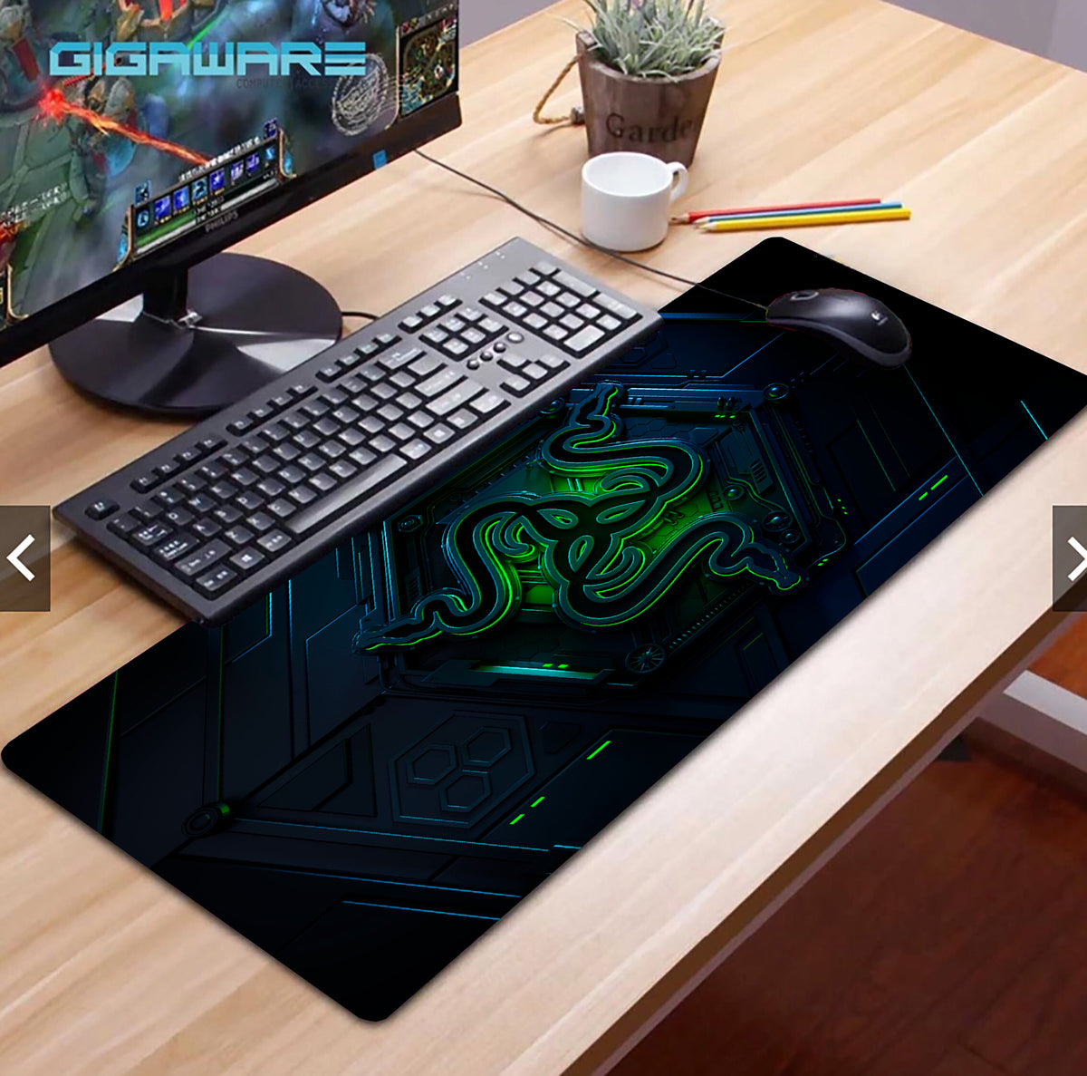 XL Large Gaming Mouse Pad – Waterproof Anti-Slip Desk Mat for PC & Laptop
