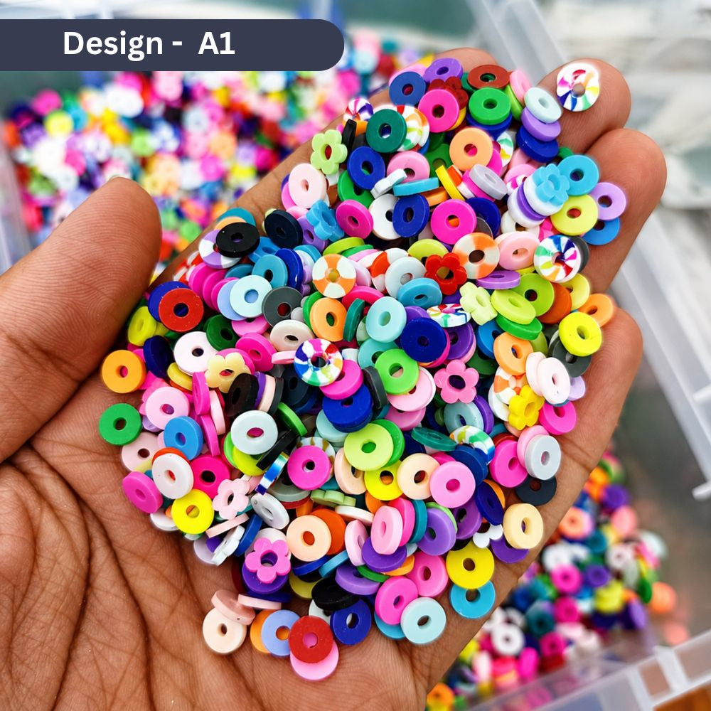 Multicolor Clay Rings for Jewelry Making – 250/500/1000/5000 Pcs Bracelet & Bead Making Supplies