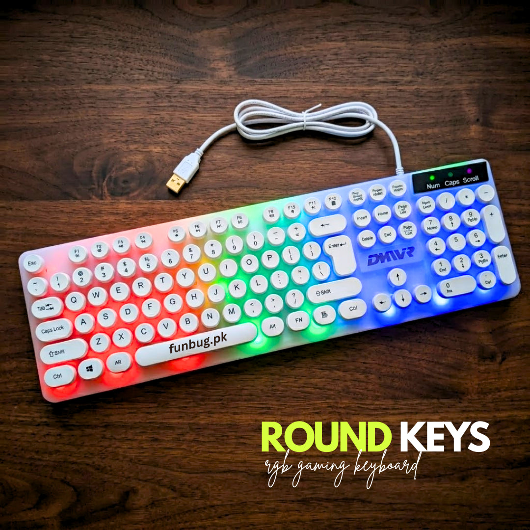 RGB Gaming Keyboard & Mouse Combo – 112-Key Wired Gaming Set with Mouse Pad