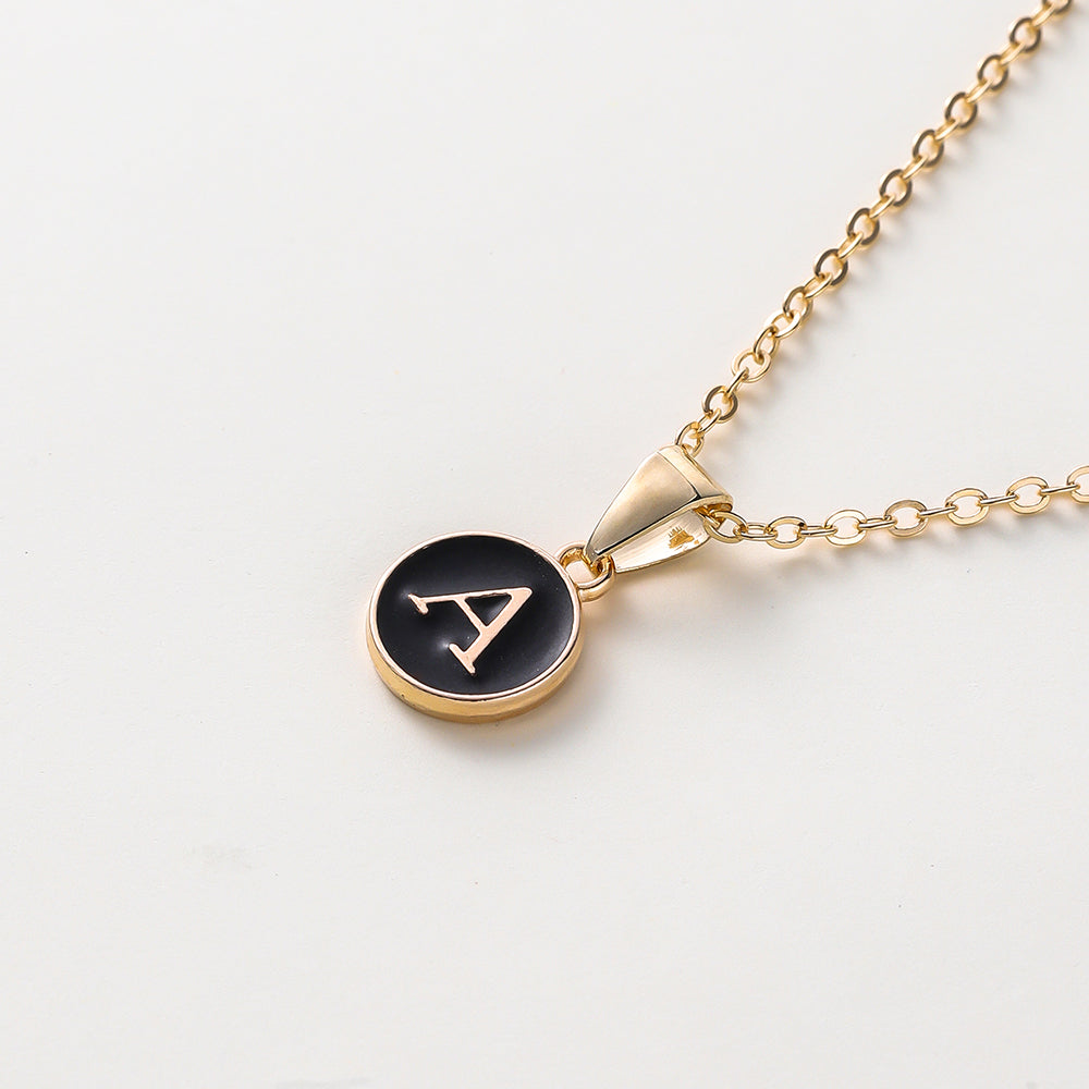 A to Z Alphabet Necklace for Men & Women | Initial Pendant Name Jewelry Gift