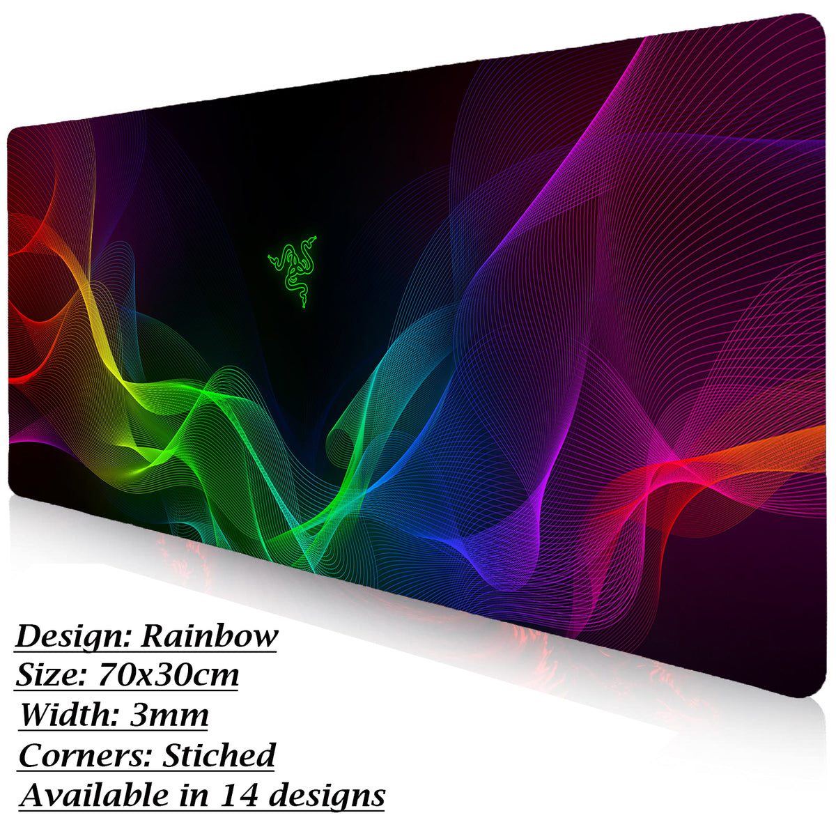 XL Large Gaming Mouse Pad – Waterproof Anti-Slip Desk Mat for PC & Laptop