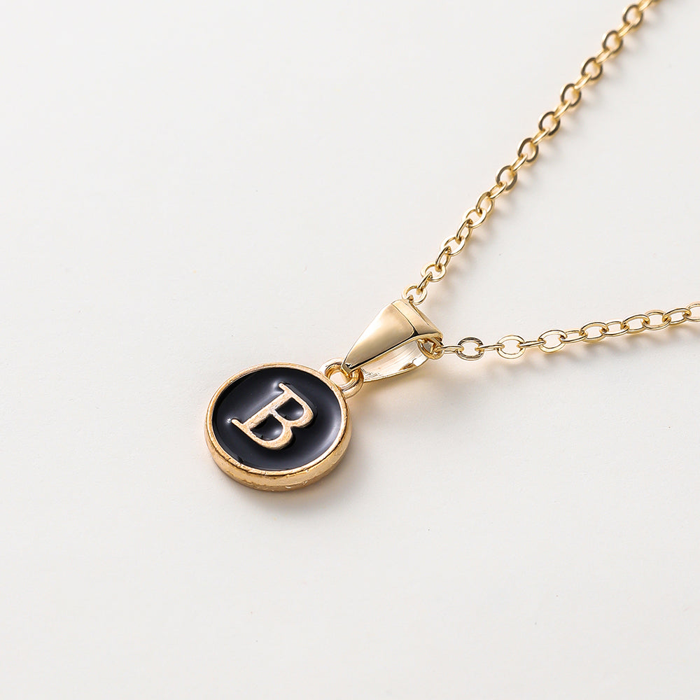 A to Z Alphabet Necklace for Men & Women | Initial Pendant Name Jewelry Gift
